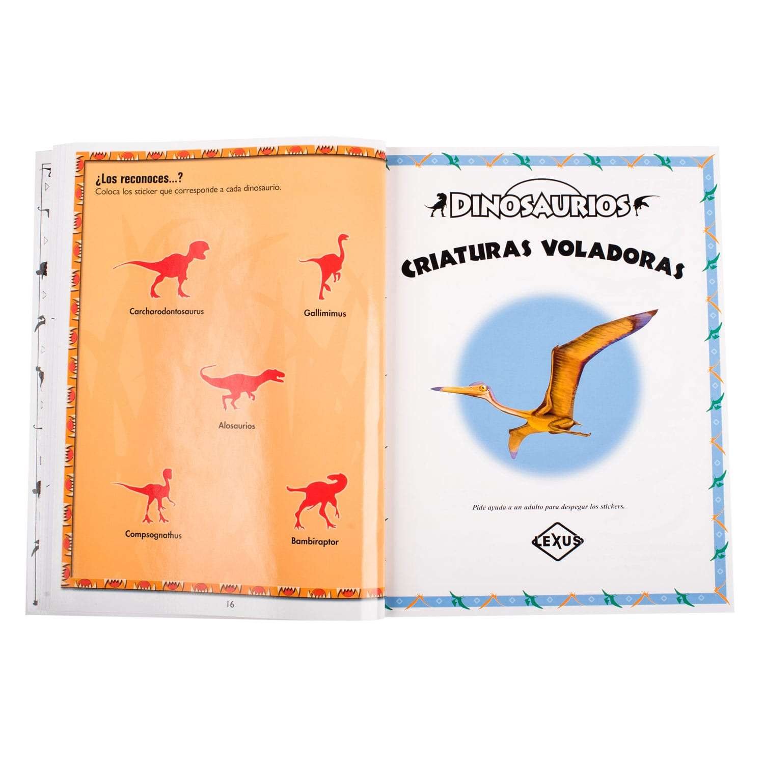 Dinosaurios, Libro con Super Stickers - Imagen 3