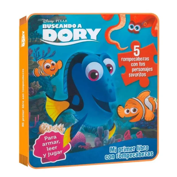 Libro Buscando a Dory - 5 Rompecabezas