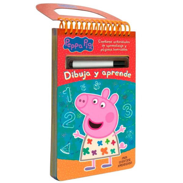 Libro Espiralado Peppa Pig: Dibuja y Aprende