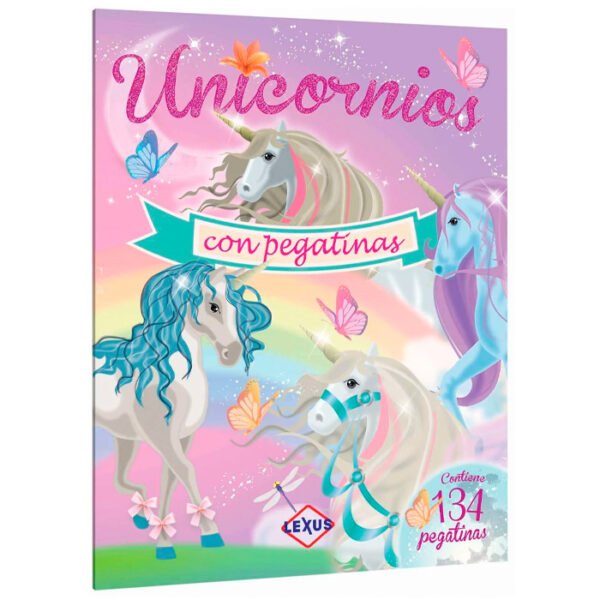 Libro Unicornios con pegatinas