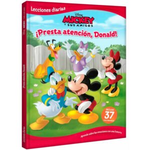 Libro Lecciones Diarias: Mickey y sus amigos: ¡Presta atención, Donald!
