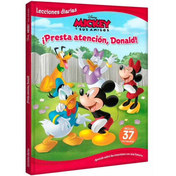 Libro Lecciones Diarias: Mickey y sus amigos: ¡Presta atención, Donald!