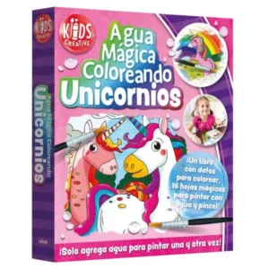 Libro Agua Mágica: Coloreando unicornios