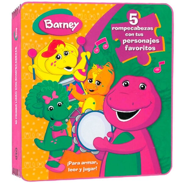 Libro Barney - 5 Rompecabezas