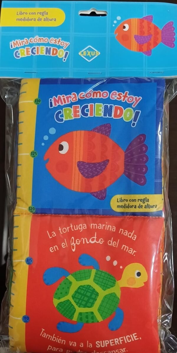 ¡Mira Cómo Estoy Creciendo!: Con Regla Medidora de Altura - Imagen 2