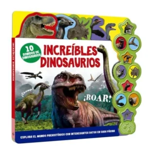 Libro Increíbles Dinosaurios: 10 Sonidos