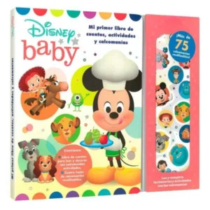 Disney Baby: Mi primer libro de cuentos, actividades y calcomanías