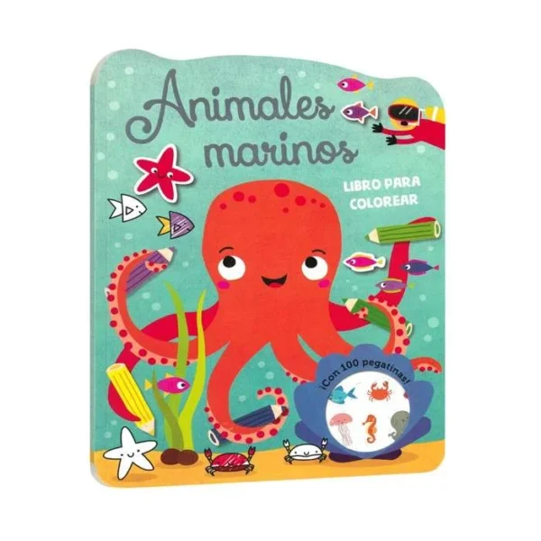 Animales Marinos - Libro para colorear