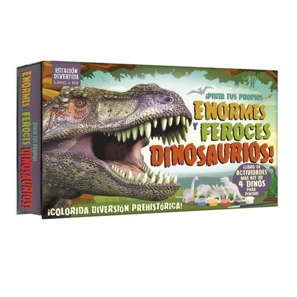 Libro Pinta tus propios dinosaurios