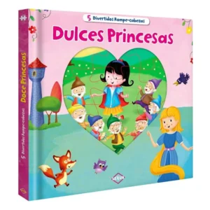 Libro Dulces Princesas - 5 Rompecabezas