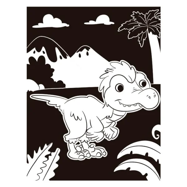 Neón Coloreando Dinosaurios - Imagen 2