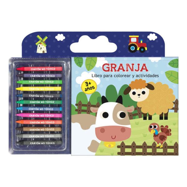 Granja Libro para Colorear y Actividades