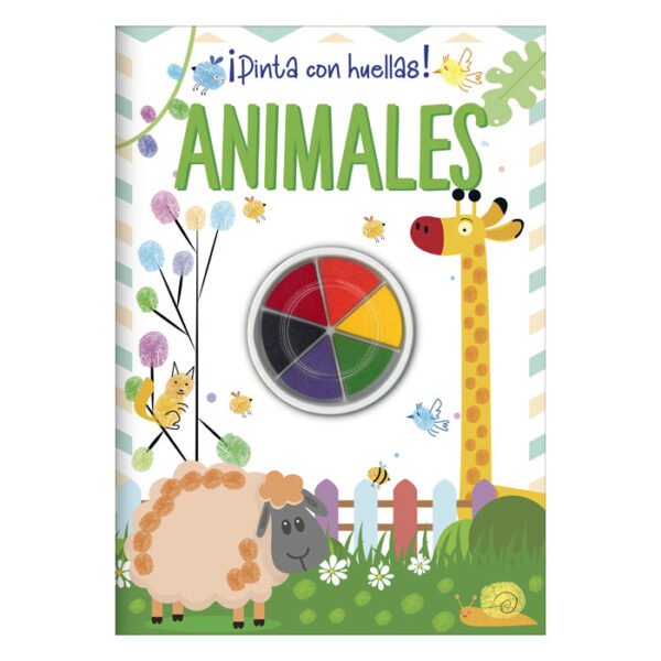 Libro Animales pinta con huellas