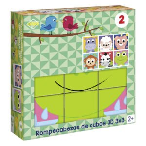 Libro Rompecabezas de cubo verde