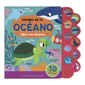 Libro con texturas sonido del océano
