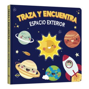 Libro traza y encuentra espacio exterior