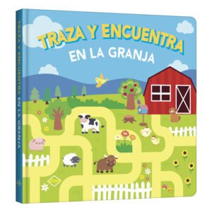 Libro traza y encuentra en la granja