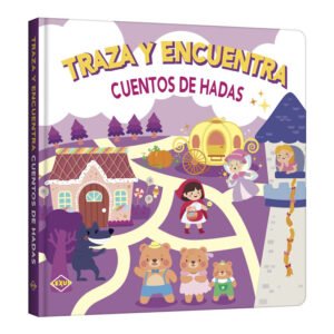 Libro traza y encuentra cuentos de hadas