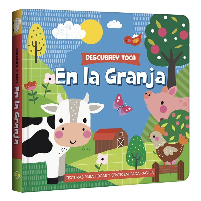 Libro descubre y toca en la granja