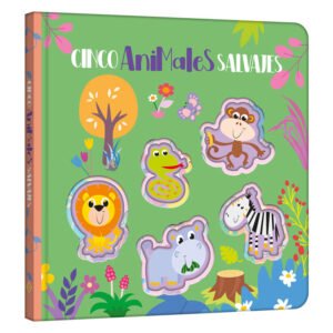 Libro cinco animales salvaje