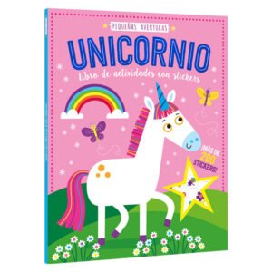 Unicornio libro de actividades cin stickers