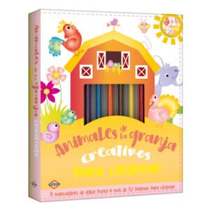 Libro Animales de la Granja creativos para Colorear