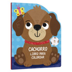 Cachorro libro para colorear