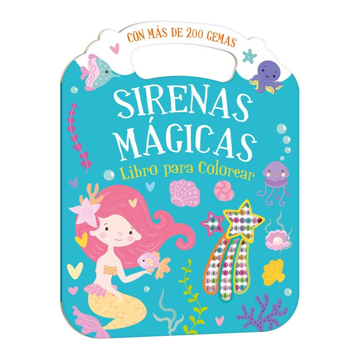 Sirenas Mágicas - libro para colorear