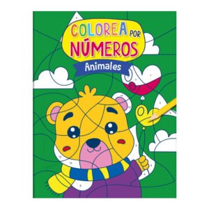 Libro Colorea por Números Animales