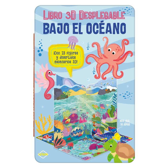 Libro Bajo el Océano – Libro 3D Desplegable